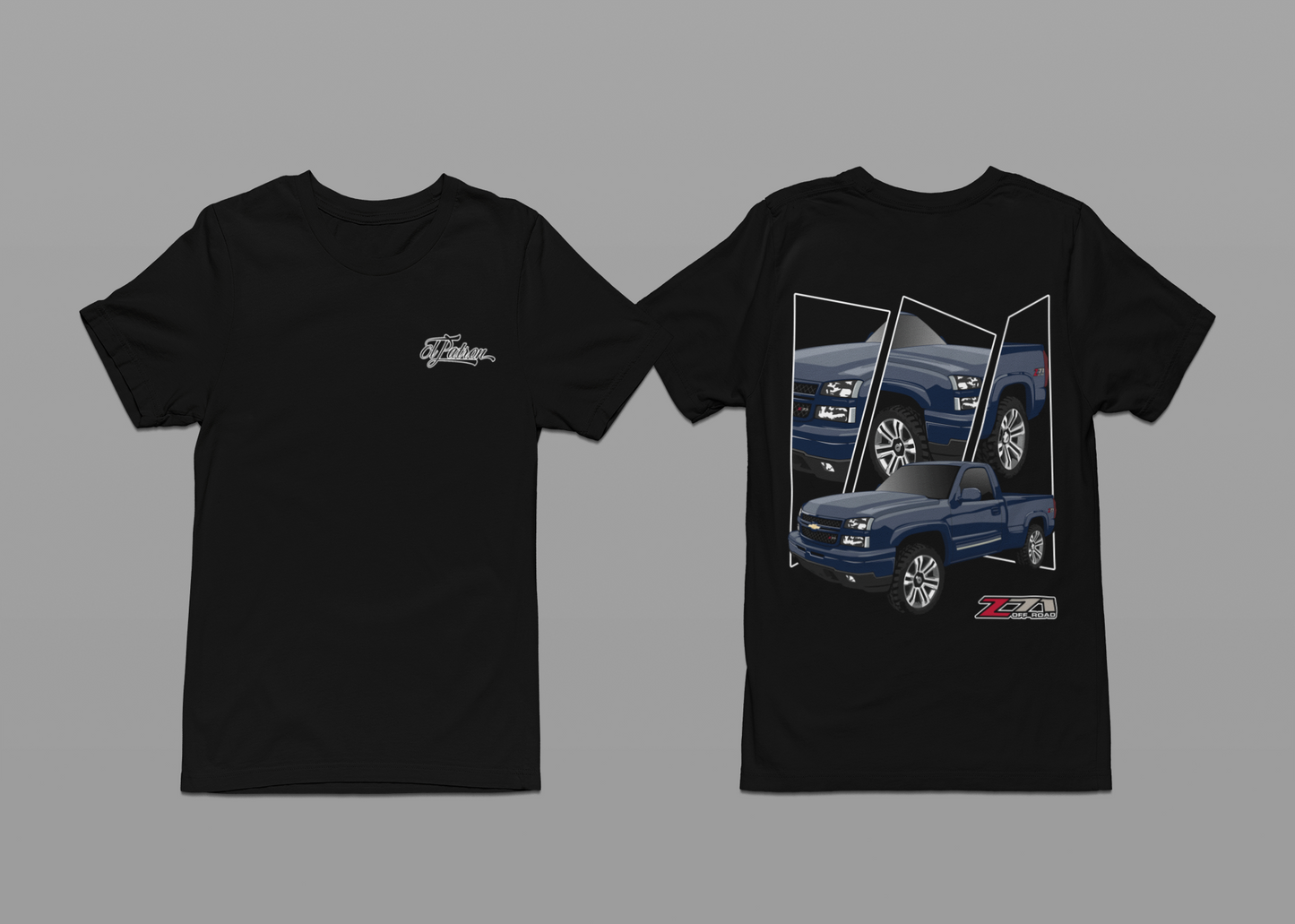 Dark Blue Z71 T-shirt with Embroidered Logo in Front