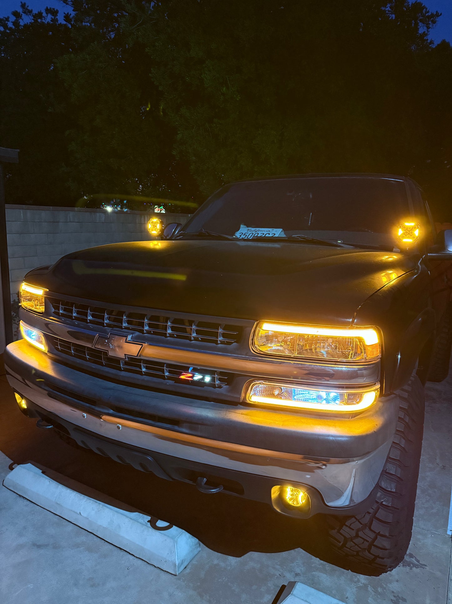 99-06 Silverado LED Z71 grill logo